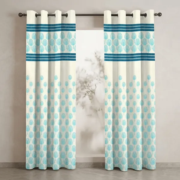 Multicolor_Polycotton_3D_Blackout_Print_Door_Curtain