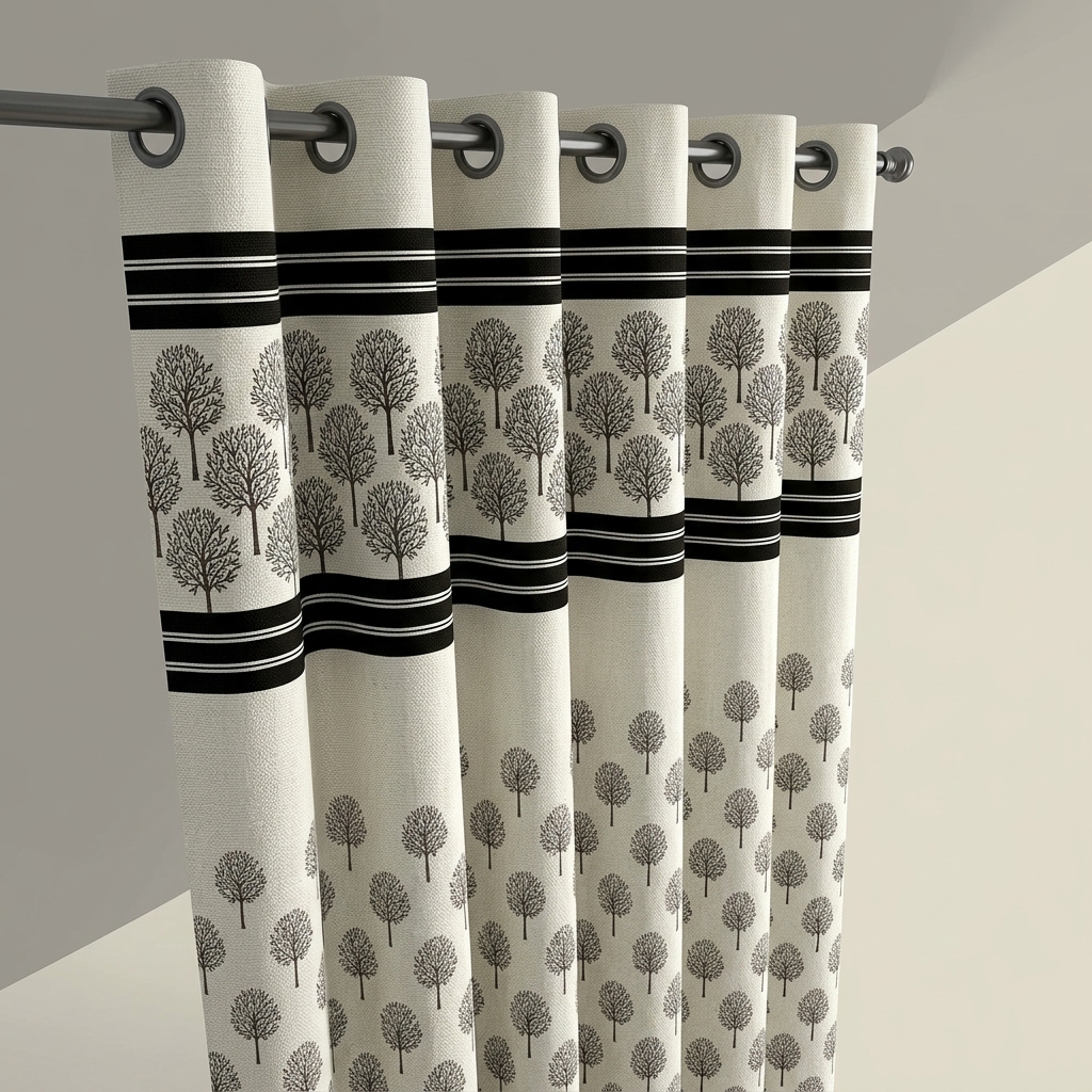 Multicolor_Polycotton_Blackout_3D_Print_Door_Curtain