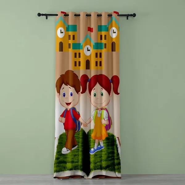 Multicolor_Polycotton_Kids_School_Theme_Print_Door_Curtain