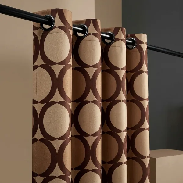 Multicolor_Polycotton_3D_Print_Eyelet_Door_Curtain