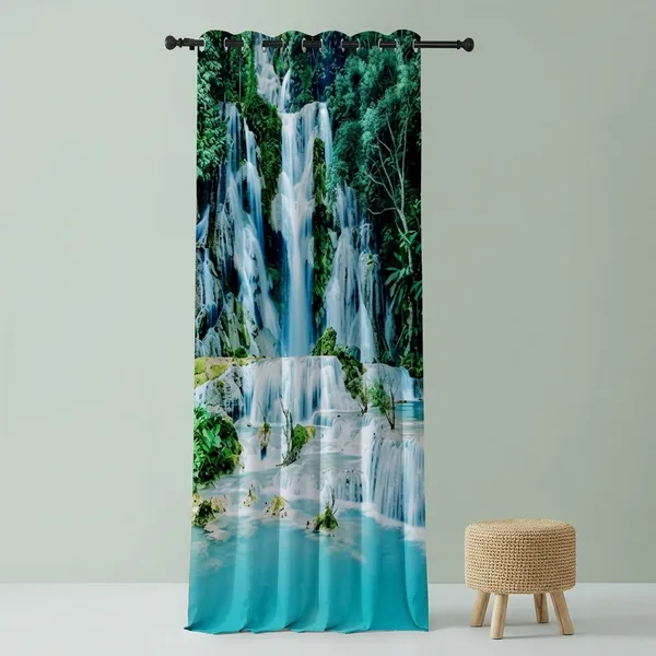 Multicolor_Polycotton_Eyelet_Tranquil_Waters_3D_Digital_Print_Door_Curtain