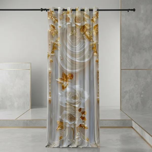 Multicolor_Polycotton_Digital_3D_Floral_Print_Curtain