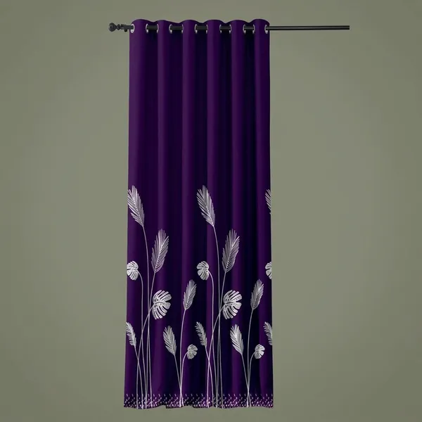 Pack_of_2_Pack_of_2__Multicolor_Polycotton_3D_Floral_Ivy_Print_Eyelet_Door_Curtain
