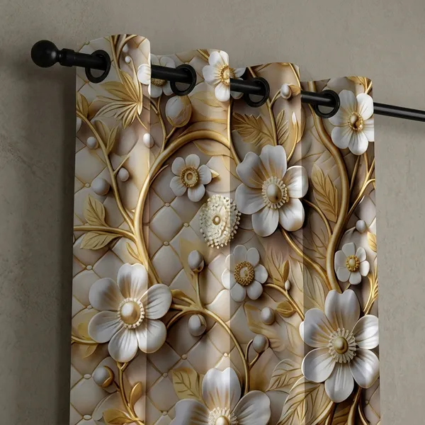 Multicolor_Polycotton_Designer_3D_Print_Window_Curtain