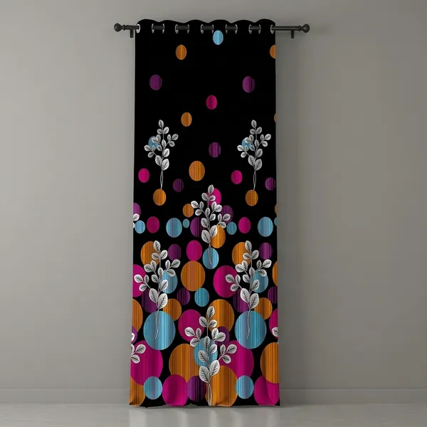 Pack_of_2_Pack_of_2__Multicolor_Polycotton_3D_Floral_Print_Eyelet_Door_Curtain