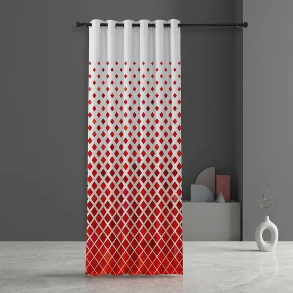 Multicolor_Polycotton_Modern_Abstract_Diamond_Print_Door_Curtain