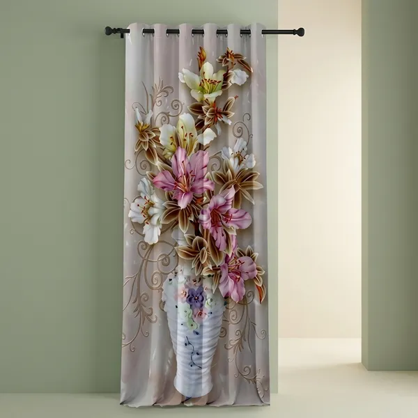 Pack_of_2_Pack_of_2__Multicolor_Polycotton_Light_Filtering_Floral_Print_Door_Curtain