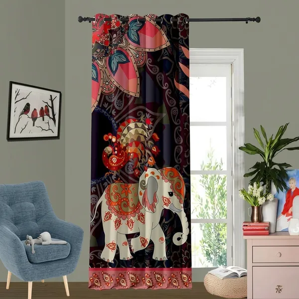 Pack_of_2_Pack_of_2__Multicolor_Polycotton_Blackout_3D_Decorative_Print_Eyelet_Door_Curtain