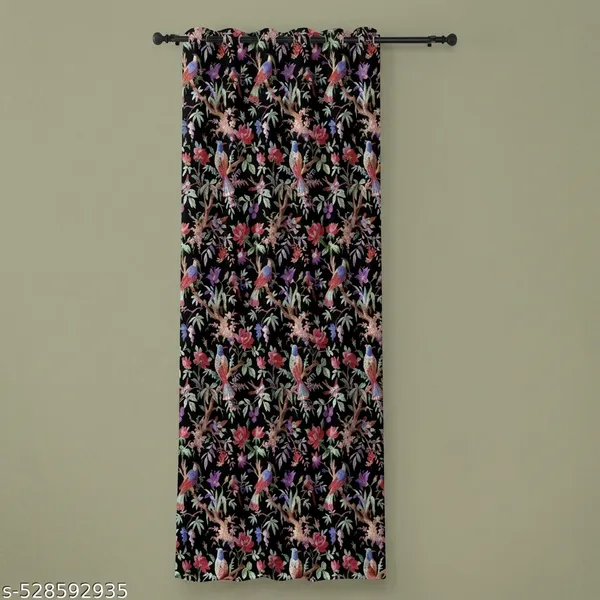 Multicolor_Polycotton_Modern_Animal_Print_Door_Curtain