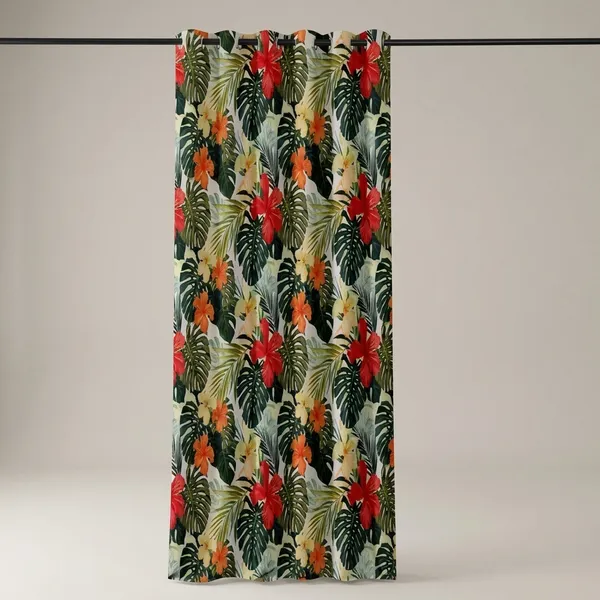 Pack_of_2_Pack_of_2__Multicolor_Polycotton_Blackout_Bagh_E_Gul_Floral_Eyelet_Door_Curtain