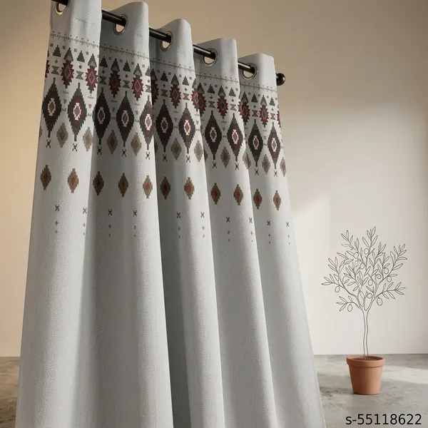 Multicolor_Polycotton_Blackout_Bohemian_Aztec_Print_Door_Curtain