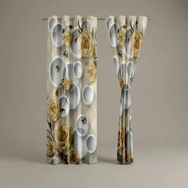 Multicolor_Polyester_3D_Digital_Floral_Print_Peach_Curtain
