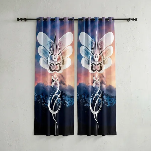 Multicolor_Polyester_Digital_Print_Door_Curtain