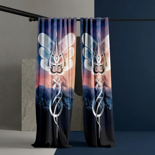 Multicolor_Polyester_Digital_Print_Door_Curtain