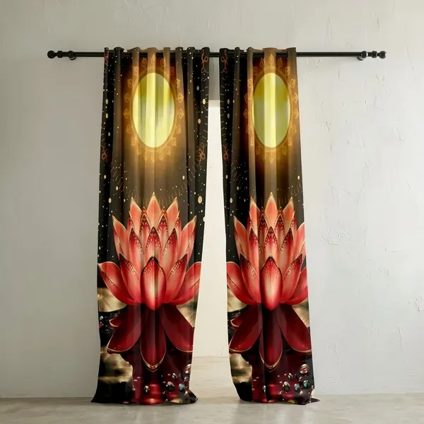 Multicolor_Polyester_Digital_Print_Door_Curtain