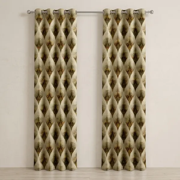 Multicolor_Polycotton_Modern_Geometric_Print_Eyelet_Door_Curtain