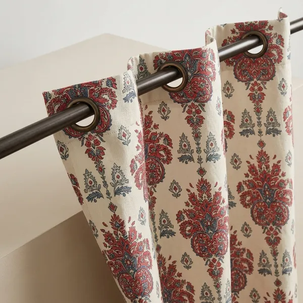 Pack_of_2_Pack_of_2__Multicolor_Polycotton_Floral_Print_Eyelet_Window_Door_Curtain