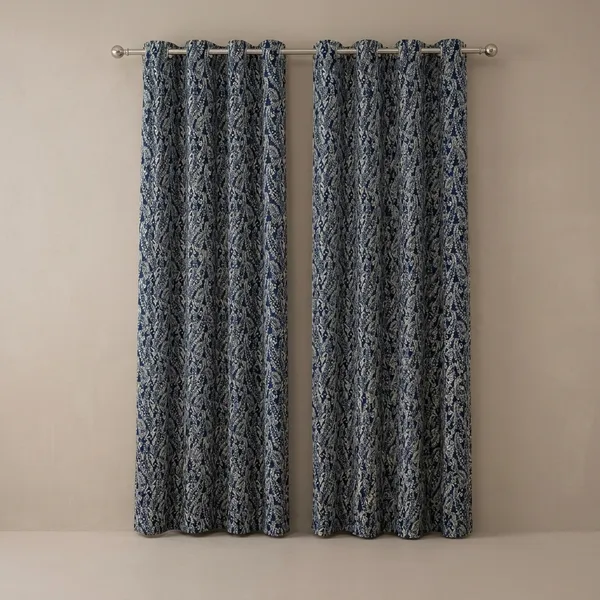 Multicolor_Polycotton_Blackout_Floral_Paisley_Print_Eyelet_Curtain