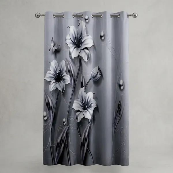 Pack_of_2_Pack_of_2__Multicolor_Polycotton_Blackout_Modern_Floral_Print_Door_Curtain