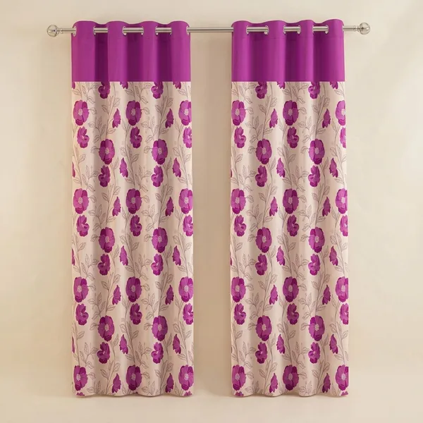 Pack_of_2_Pack_of_2__Multicolor_Polycotton_Eyelet_Floral_Print_Door_Curtain