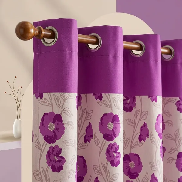 Pack_of_2_Pack_of_2__Multicolor_Polycotton_Eyelet_Floral_Print_Door_Curtain