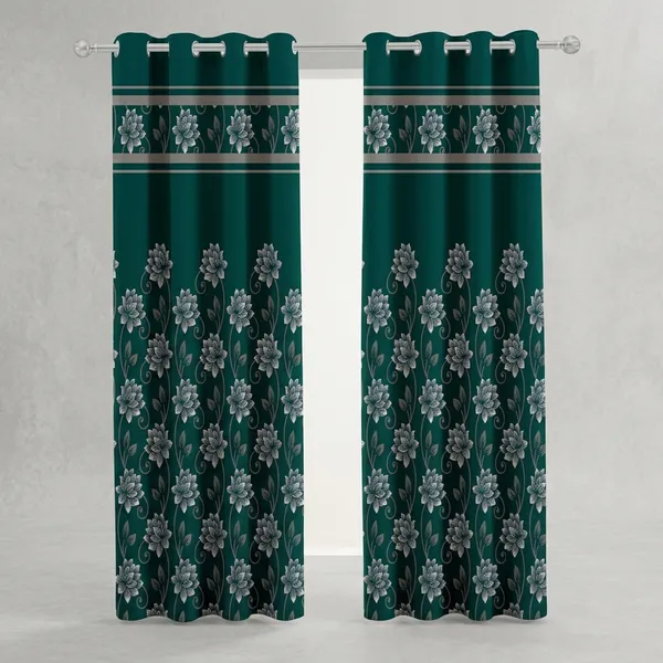 Pack_of_2_Pack_of_2__Multicolor_Polycotton_Modern_Green_Floral_Print_Eyelet_Window_Curtain