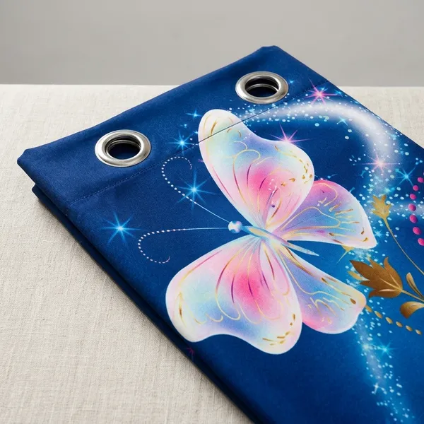 Multicolor_Polycotton_Kids_Butterfly_Print_Eyelet_Door_Curtain