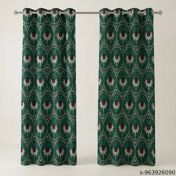 Multicolor_Polycotton_Printed_Eyelet_Window_Curtain