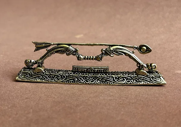 Golden_Finish_Pure_Brass_Ram_Dhanush_Yantra_(4_Inch)