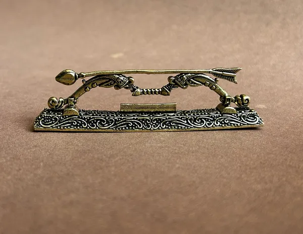 Golden_Finish_Pure_Brass_Ram_Dhanush_Yantra_(4_Inch)