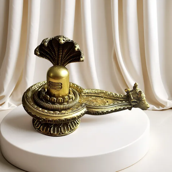 Golden_Finish_Pure_Brass_Shivling_Statue_(3_Inch)