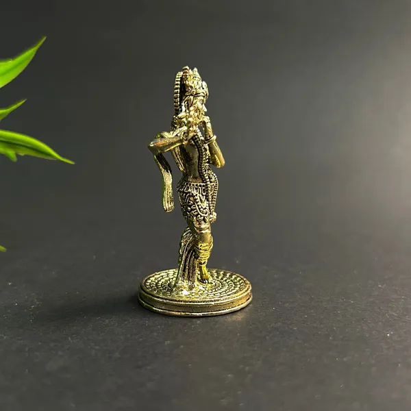 Golden_Brass_Krishna_Figurine_(2.5_Inch)
