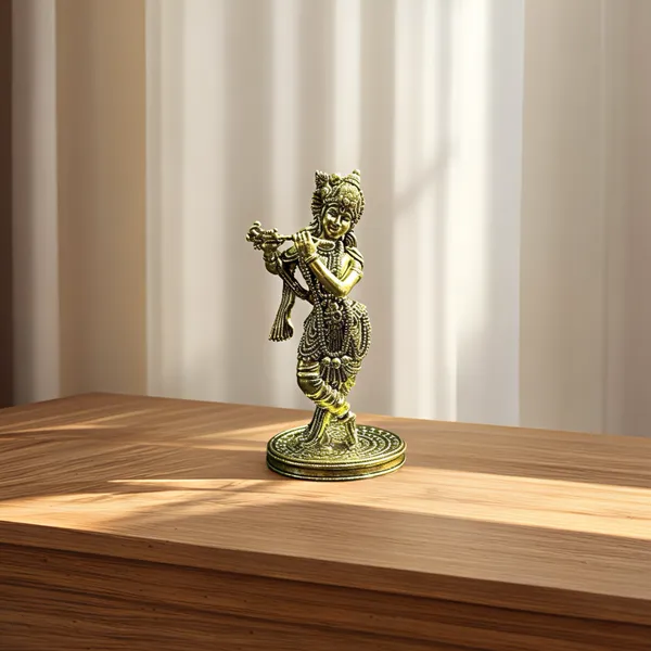 Golden_Brass_Krishna_Figurine_(2.5_Inch)