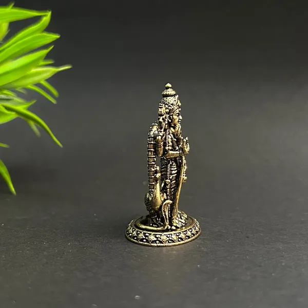 Golden_Finish_Pure_Brass_Kartikaya_God_Statue_(3_Inch)