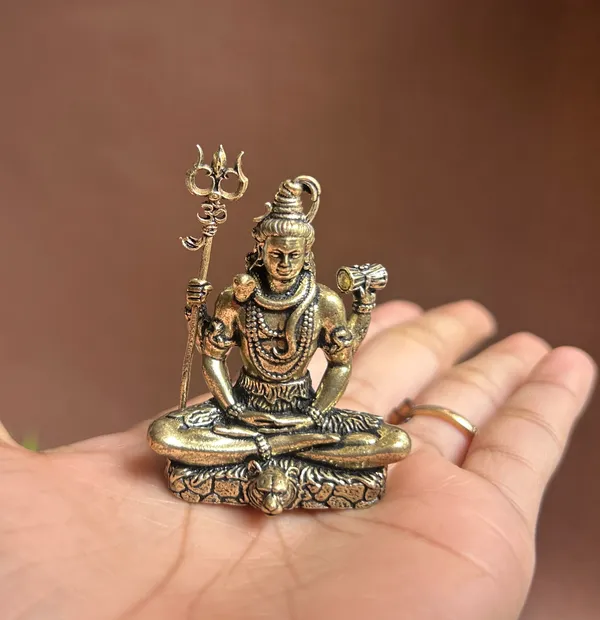 Golden_Finish_Pure_Brass_Shiva_God_Statue_(2_Inch)