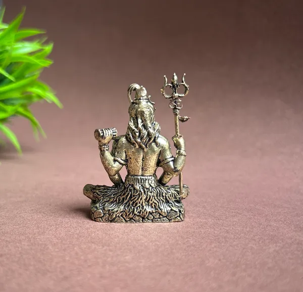 Golden_Finish_Pure_Brass_Shiva_God_Statue_(2_Inch)