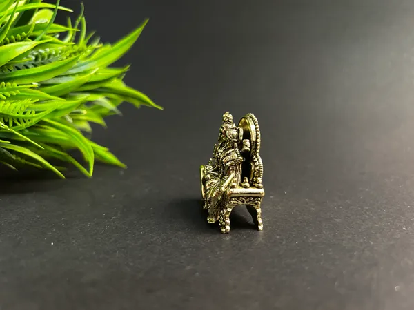 Golden_Brass_Shiv_Parvati_Figurine_(1.5_Inch)