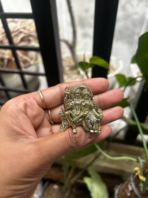 Golden_Brass_Shiv_Parvati_Figurine_(1.5_Inch)