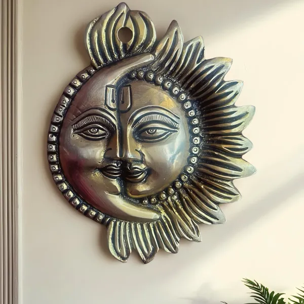 Golden_Brass_Sun_Moon_Wall_Hanging_(4.5_Inch)
