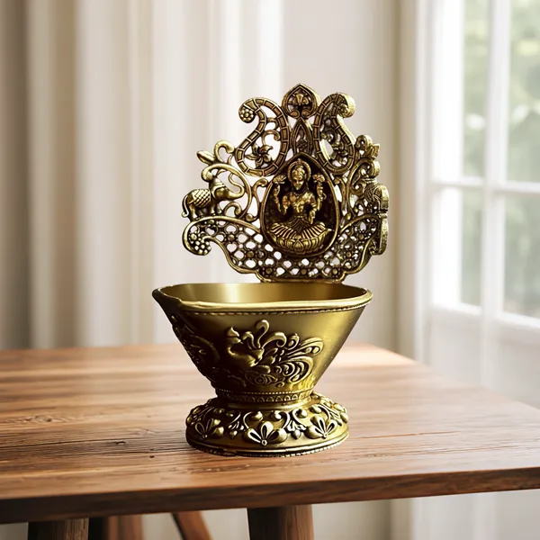 Golden_Finish_Pure_Brass_Laxmi_Diya_(3.25_Inch)