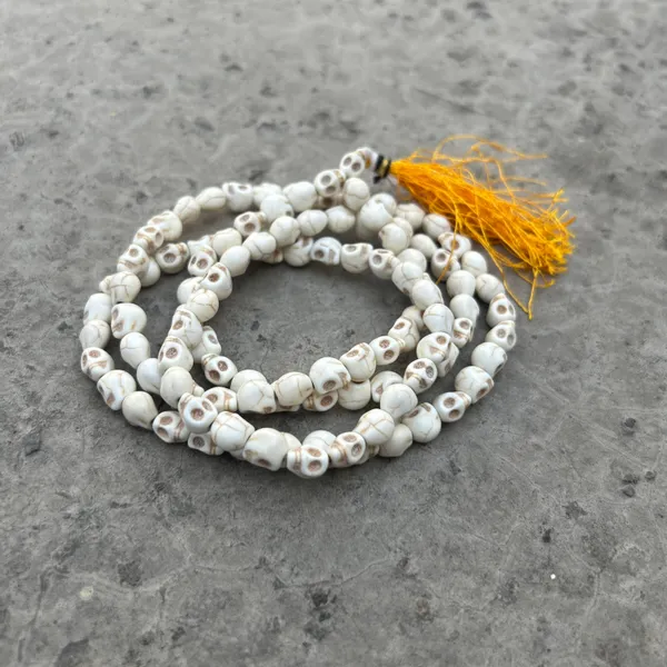 White_Natural_Stone_Beads_Skull_Mala_(108_Bead)