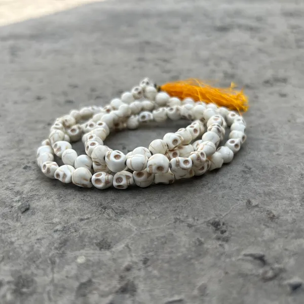 White_Natural_Stone_Beads_Skull_Mala_(108_Bead)