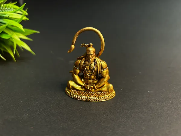 Golden_Finish_Pure_Brass_Hanuman_Ji_God_Statue_(2_Inch)