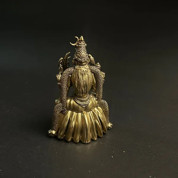 Golden_Finish_Pure_Brass_Rajrajeshwari_Devi_God_Statue_(4_Inch)