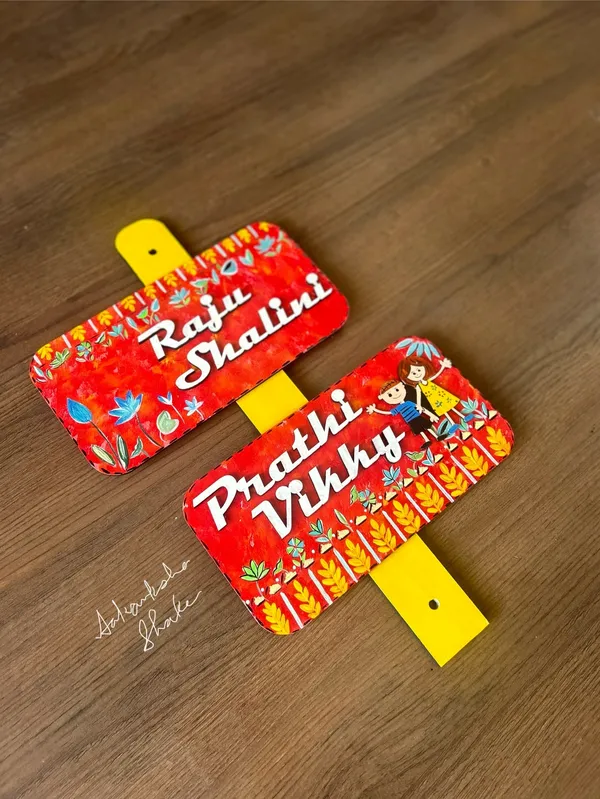Multicolour_Floral_Hand-Painted_Couple_Nameplate