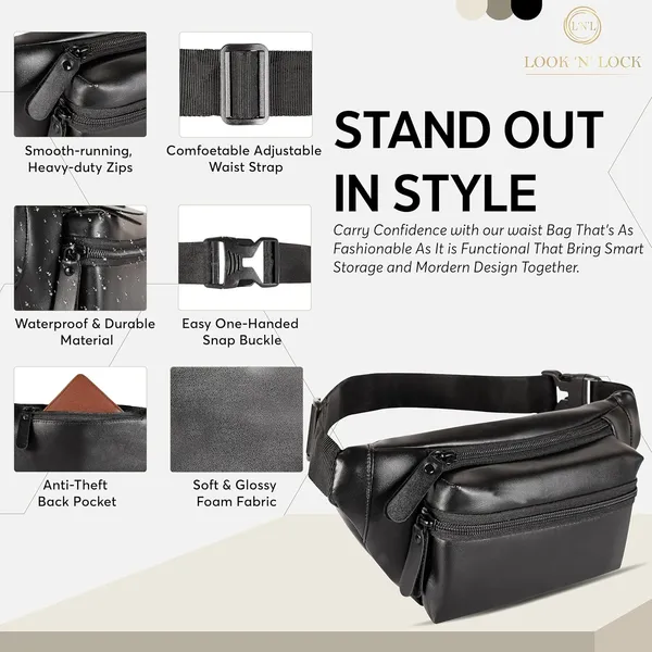 Black_Foam_Premium_Waist_Bag_For_Men_&_Women