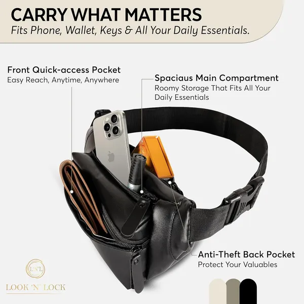 Black_Foam_Premium_Waist_Bag_For_Men_&_Women