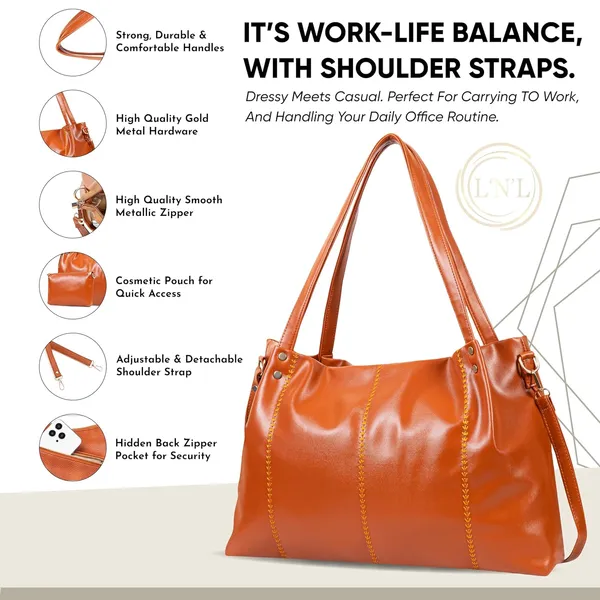 Tan_Stylish_Pu_Leather_Tote_Bag_Handbag_For_Women_For_Women