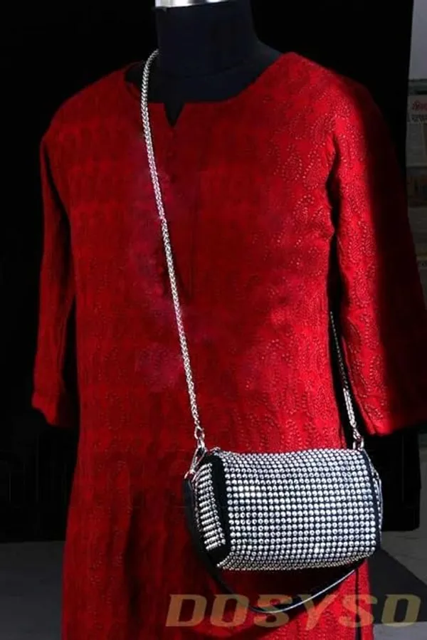 Silver_Rhinestone_Crossbody_Chain_Sling_Bag_For_Women