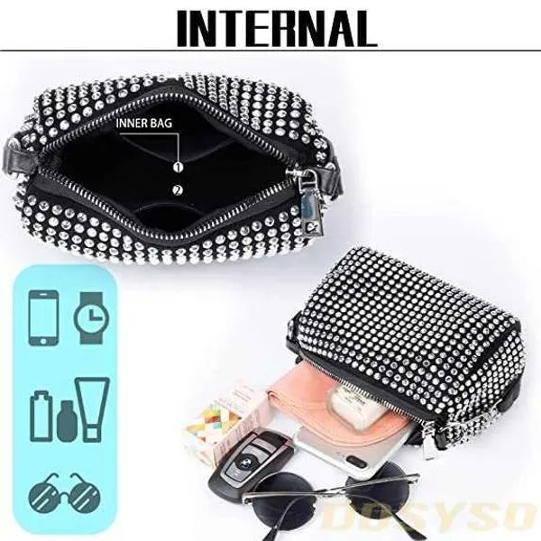 Silver_Rhinestone_Crossbody_Chain_Sling_Bag_For_Women